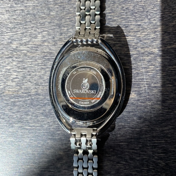 Swarovski Crystal Stainless Steel Silver Watch - Picture 7 of 14